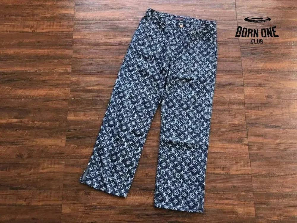 Calça Louis Vuitton Monogram Denim