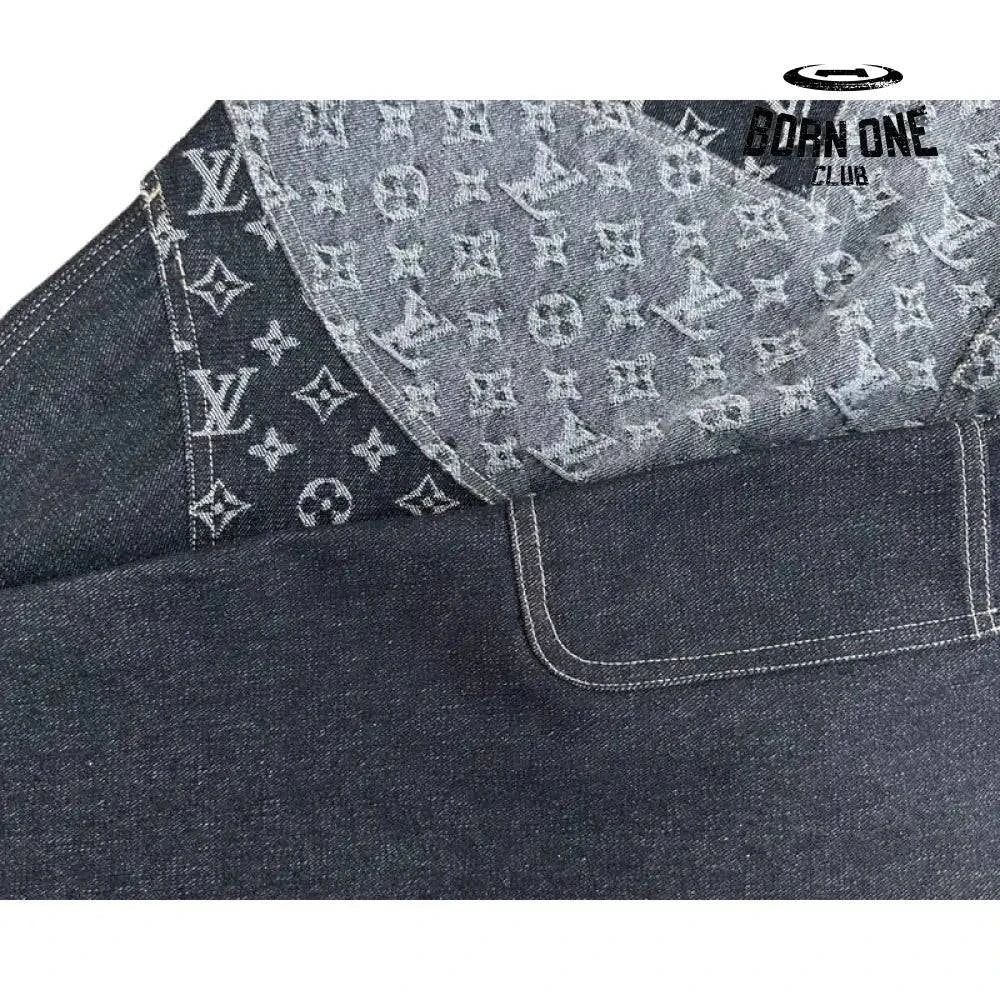 Calça Louis Vuitton Monogram Flower Denim