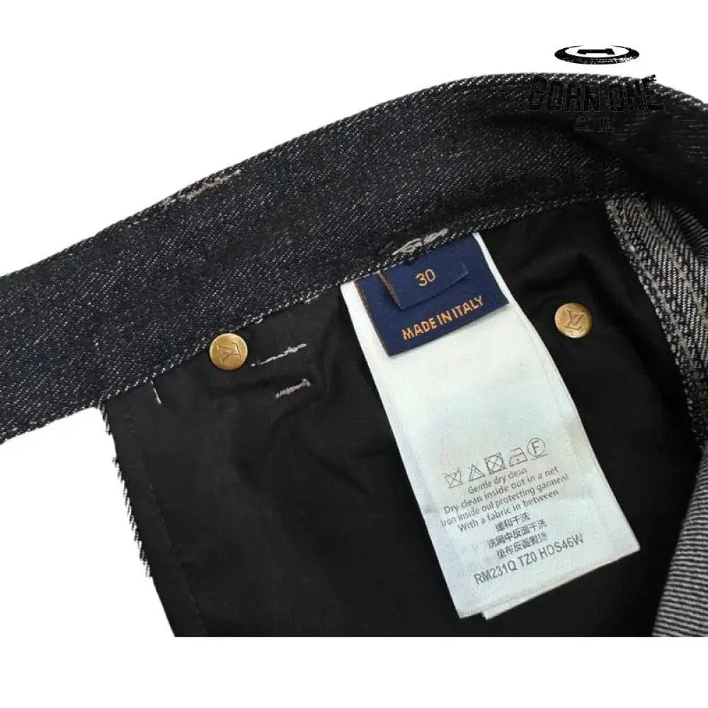 Calça Louis Vuitton Monogram Flower Denim