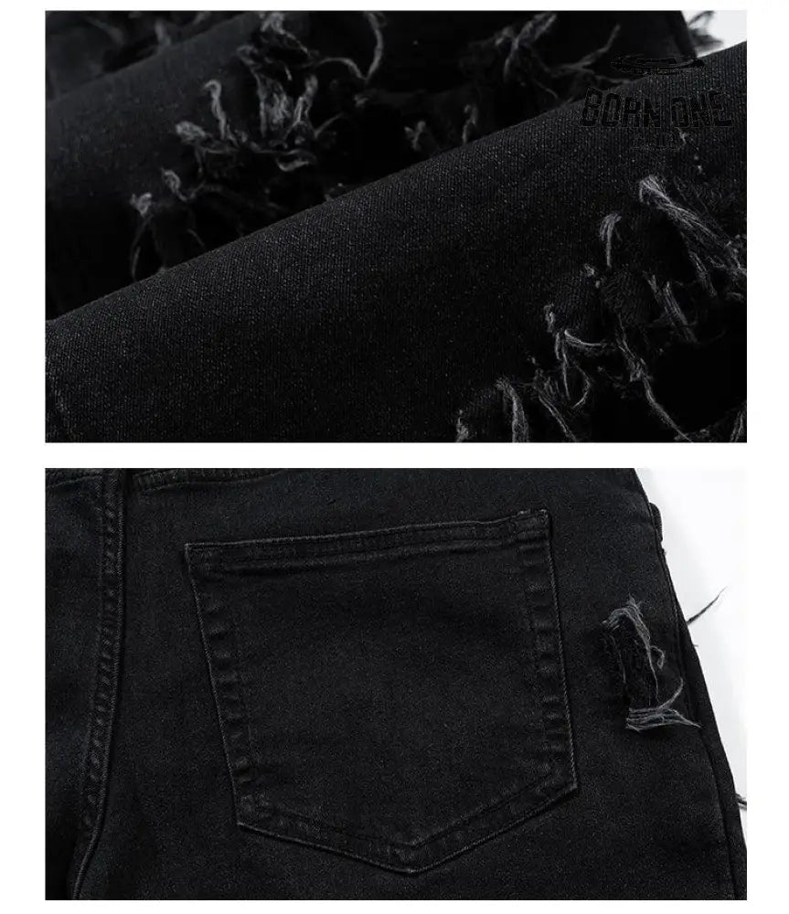 Calça ripped black