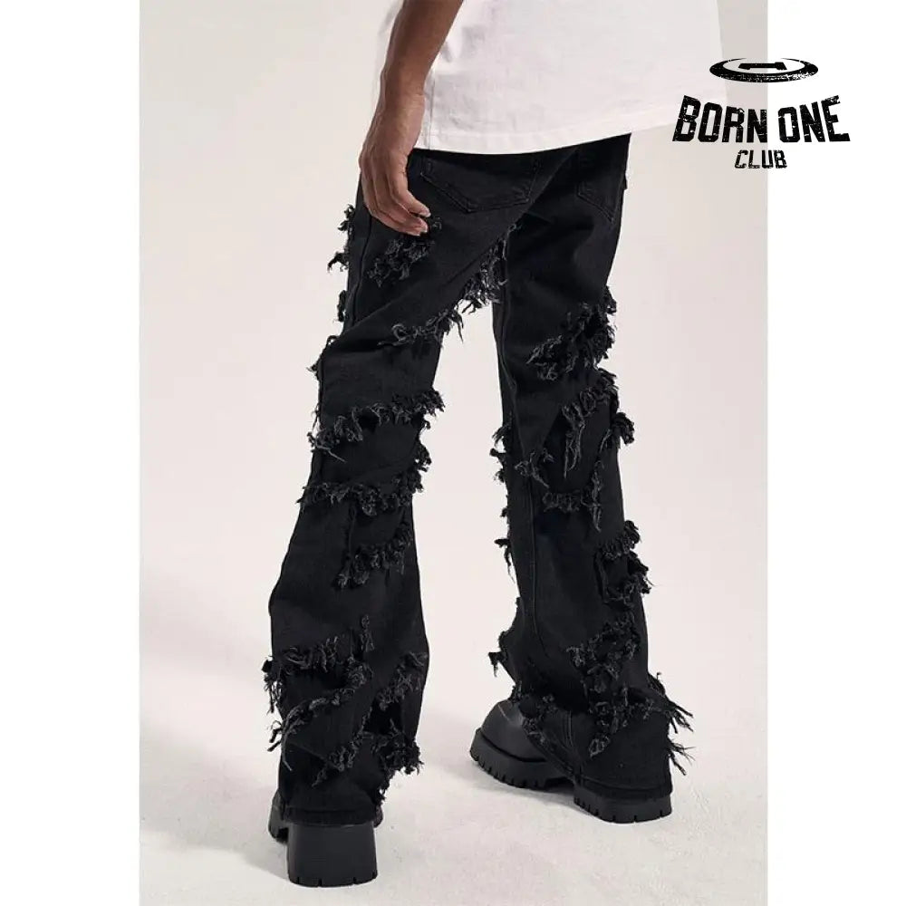 Calça ripped black