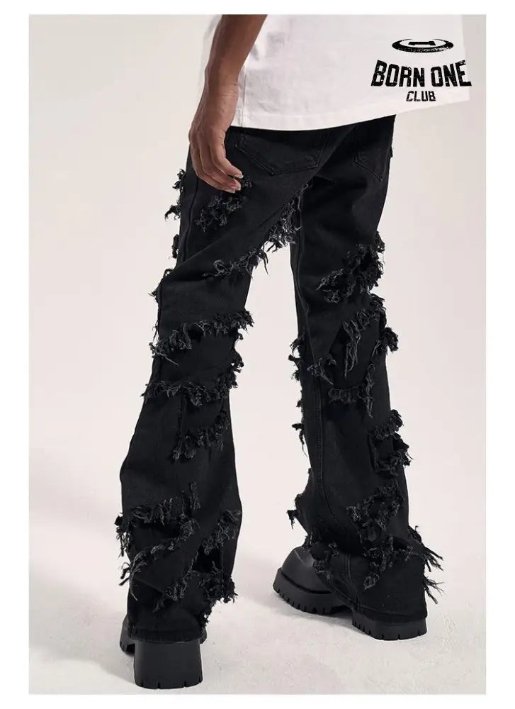 Calça ripped black