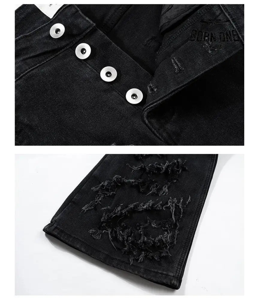 Calça ripped black