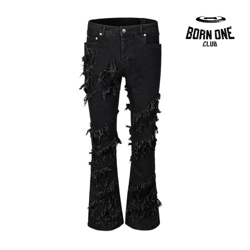 Calça ripped black Black / M