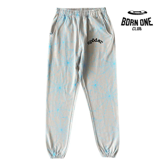 Calça Sp5der Grey and Blue