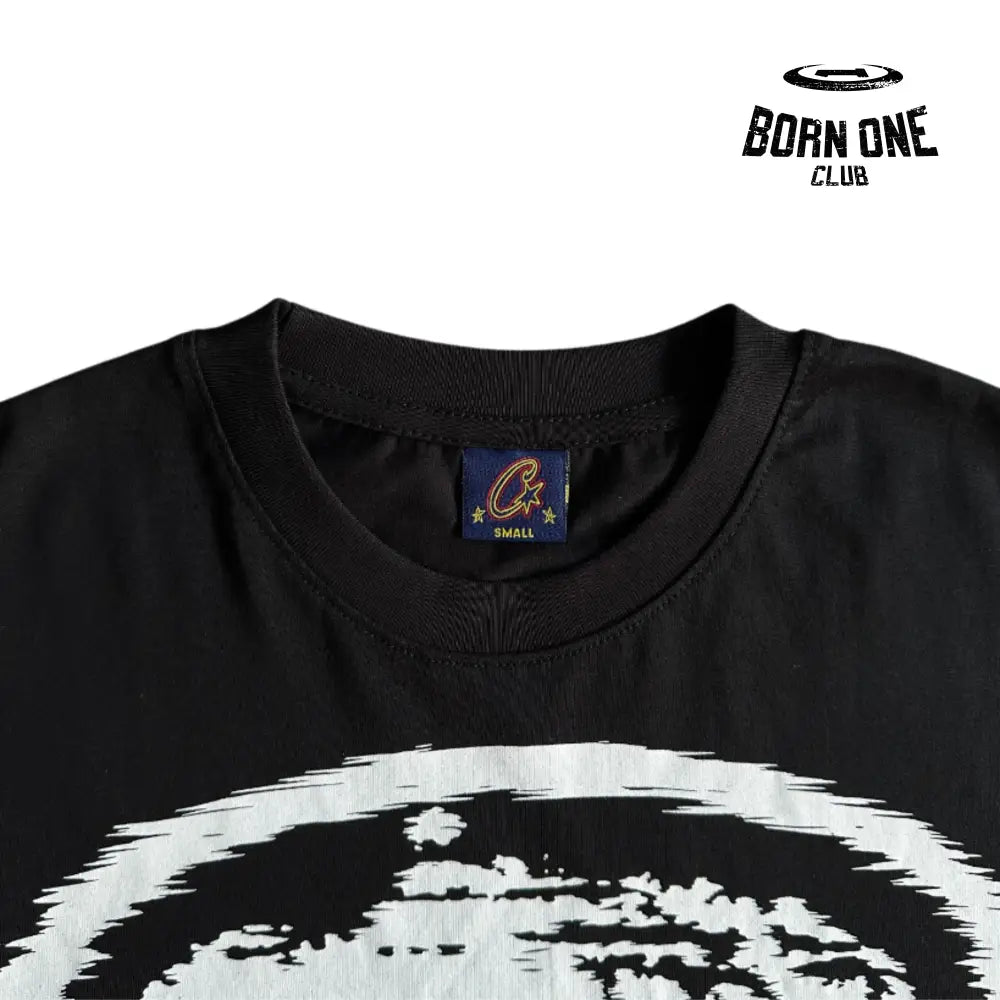Camiseta Corteiz Alcatraz Hand Print Black
