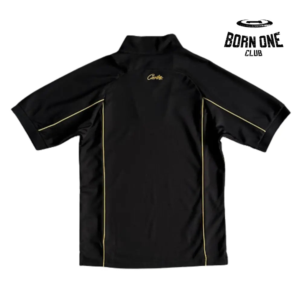 Camiseta Corteiz Talismo Football Jersey Black Yellow