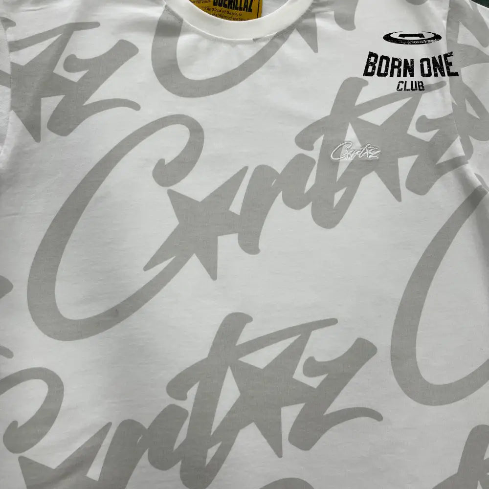Camiseta Corteiz White-Gray