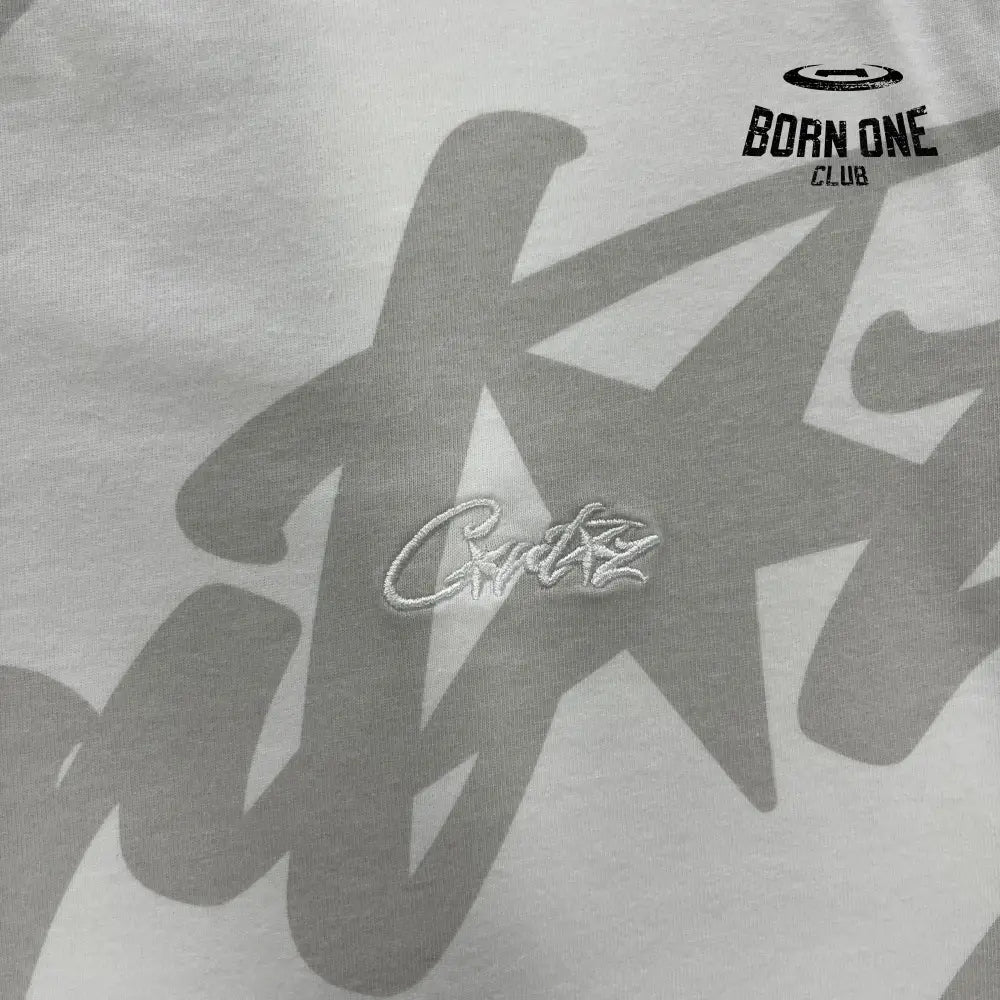 Camiseta Corteiz White-Gray