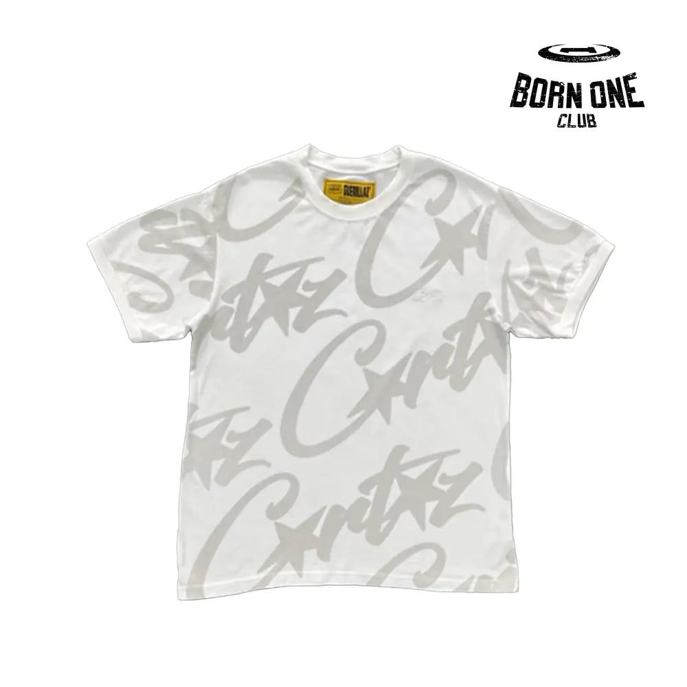 Camiseta Corteiz White-Gray