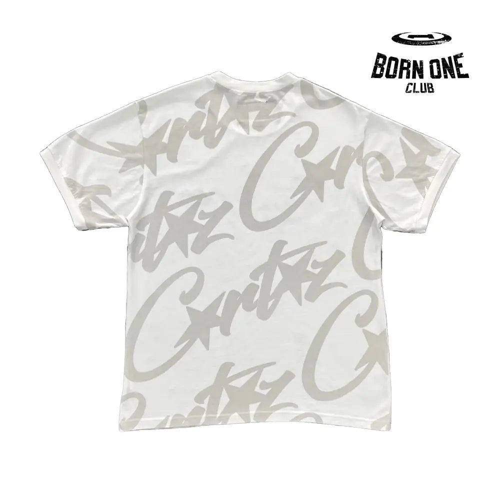 Camiseta Corteiz White-Gray
