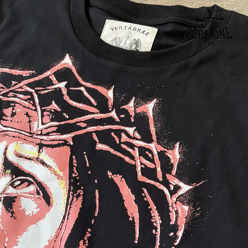 Camiseta de manga longa vertabrae jesus