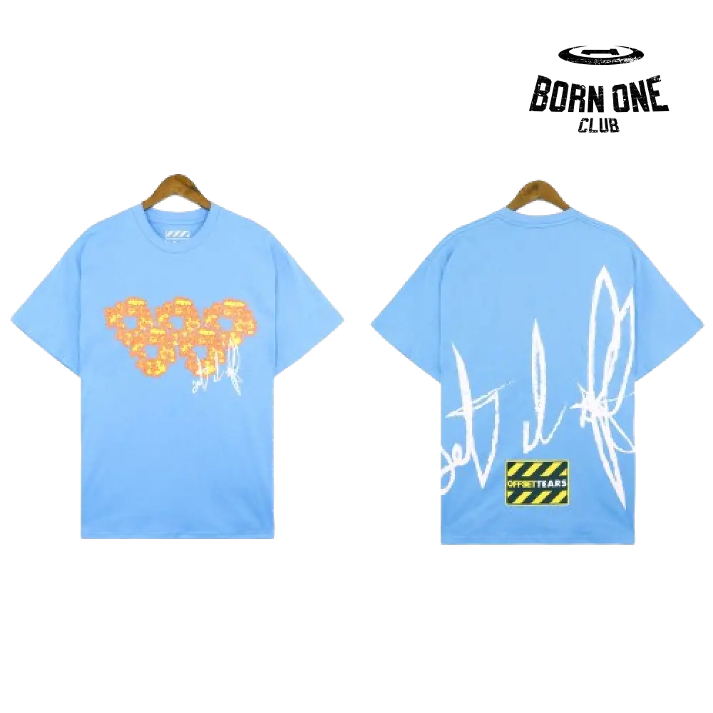 Camiseta Denim Tears Azul Camiseta