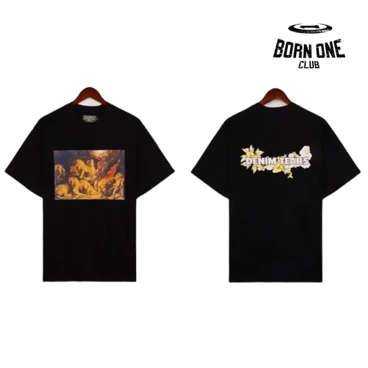 Camiseta Denim Tears Logo Preto Camiseta