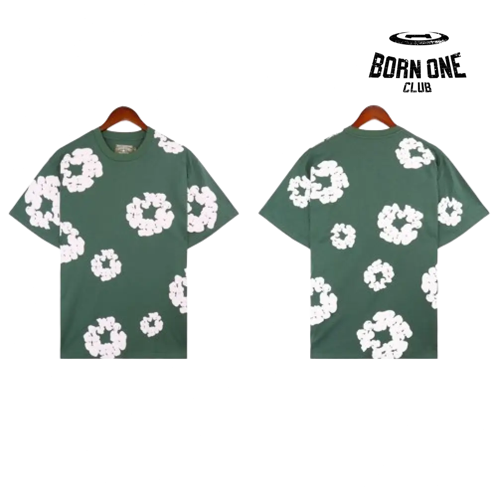 Camiseta Denim Tears Verde Camiseta