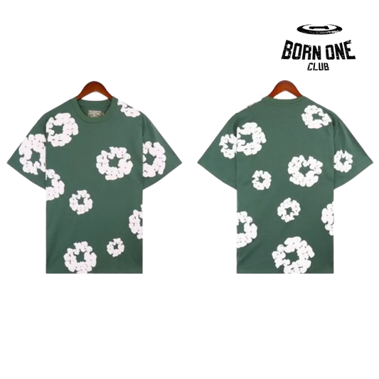 Camiseta Denim Tears Verde Camiseta