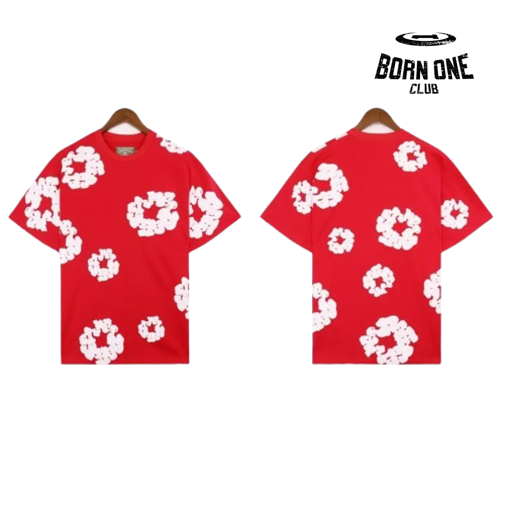 Camiseta Denim Tears Vermelho Camiseta