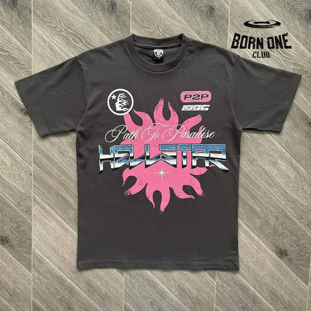 Camiseta Hellstar Cinza escuro / XL