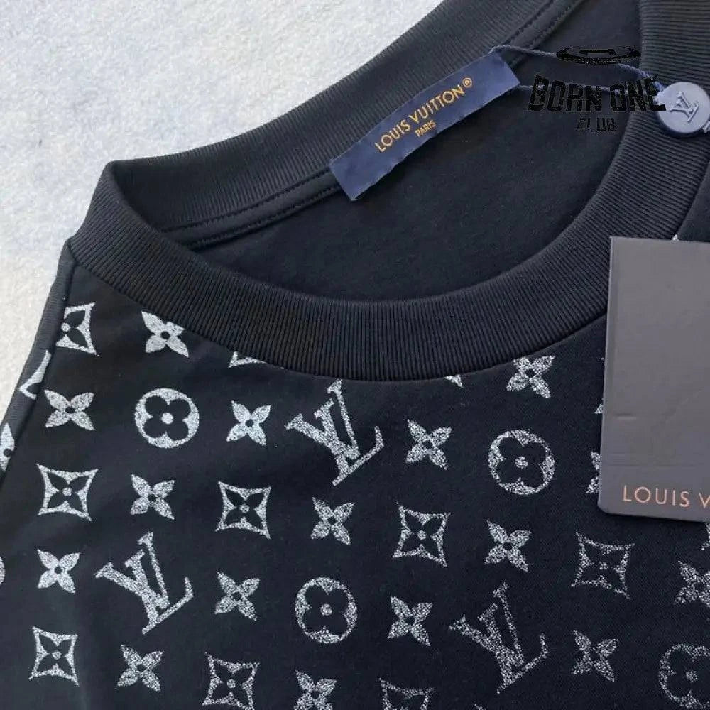 Camiseta Louis Vuitton Gradient Cotton Black
