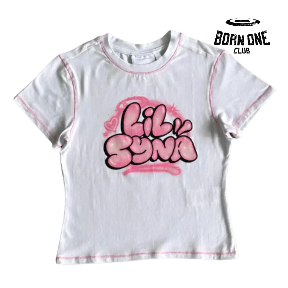 Camiseta Syna Feminina Lil Tee Pequeno (P) / Branco