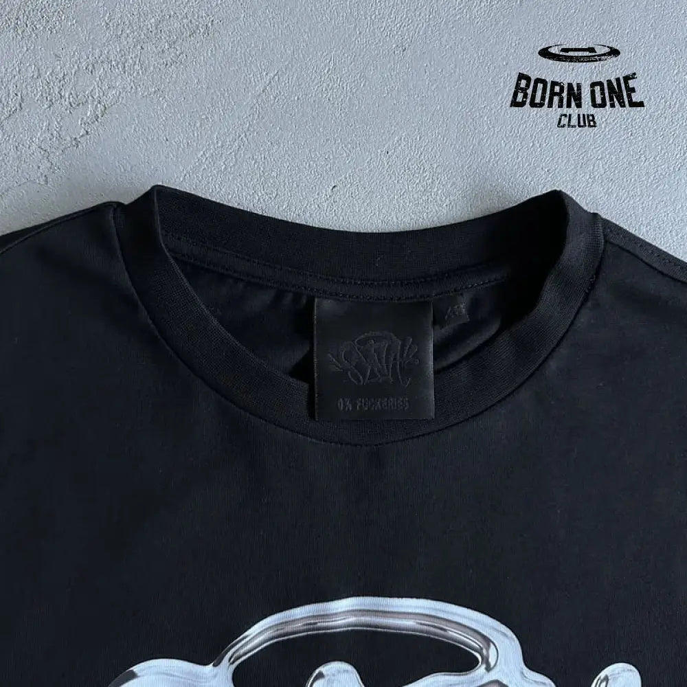 Camiseta Synaworld ’Syna Logo’ Tee Black/Silver