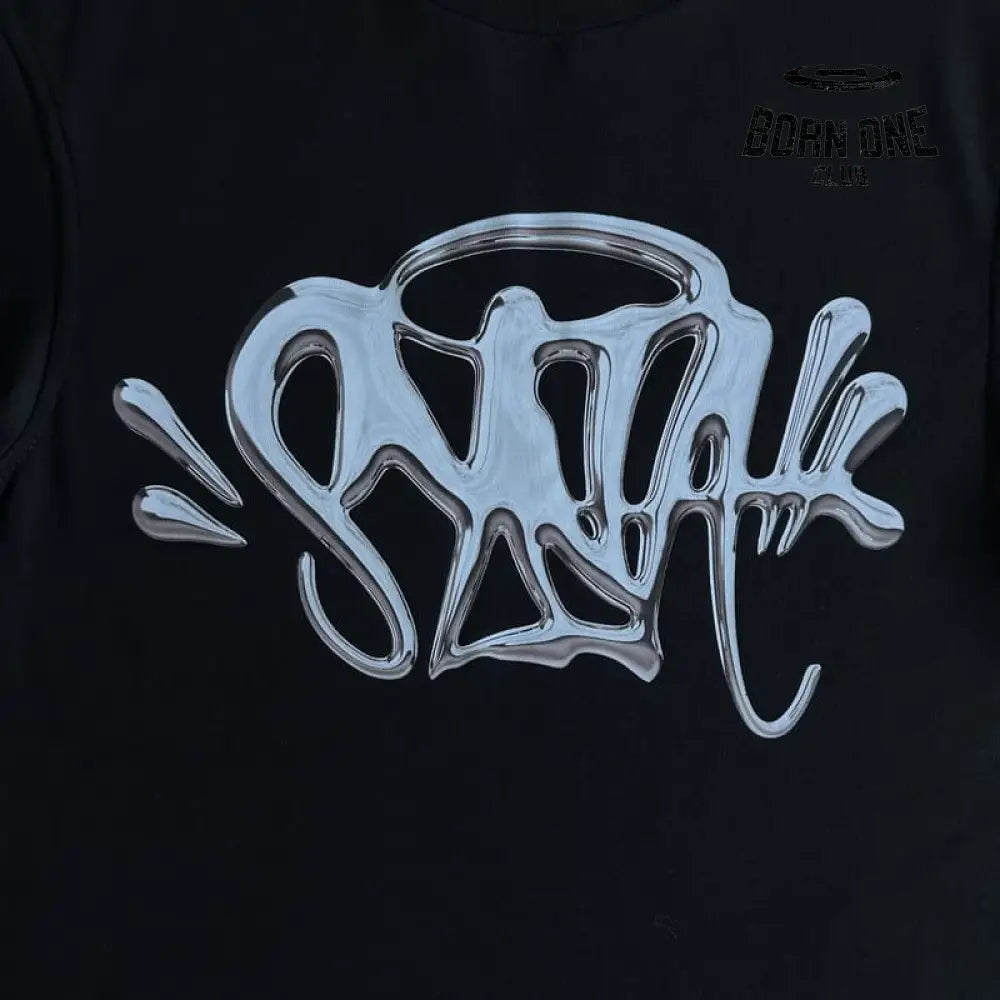 Camiseta Synaworld ’Syna Logo’ Tee Black/Silver