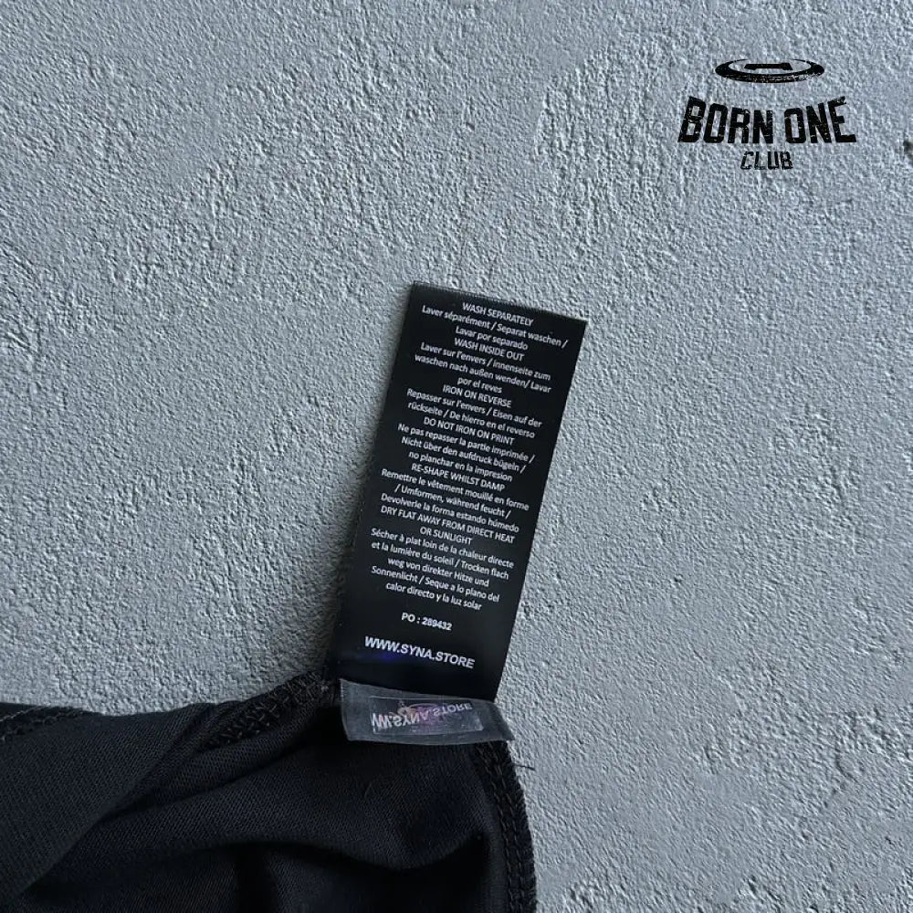 Camiseta Synaworld ’Syna Logo’ Tee Black/Silver