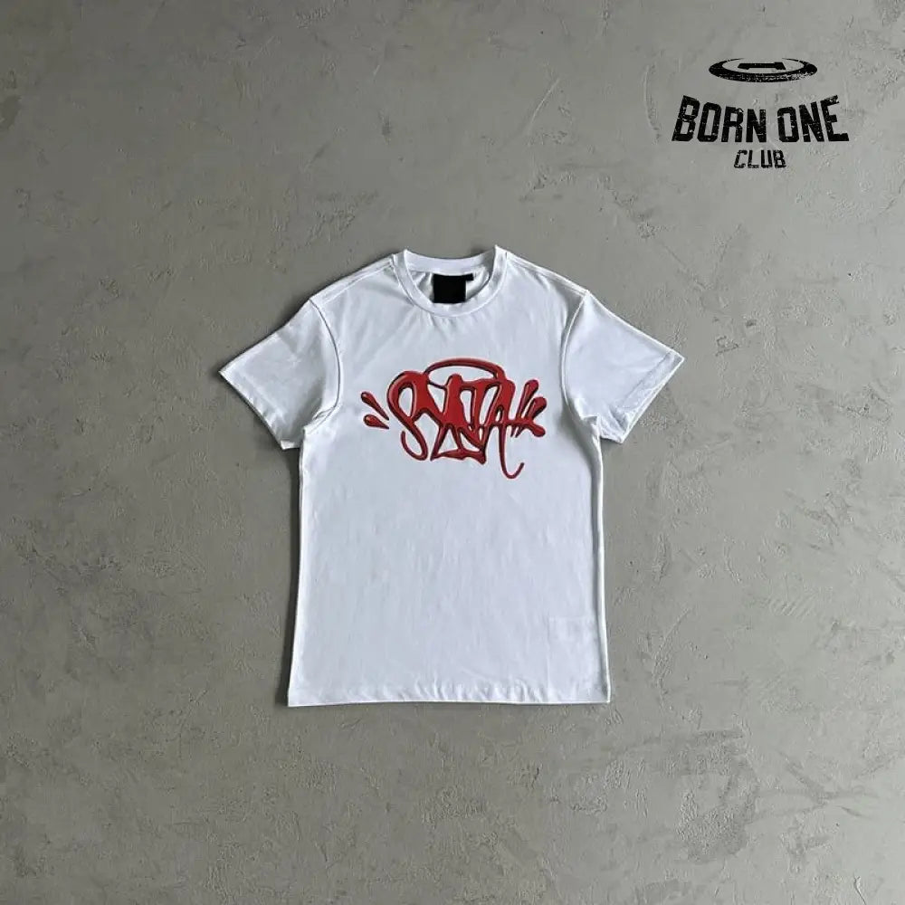 Camiseta Synaworld ’Syna Logo’ White/Red