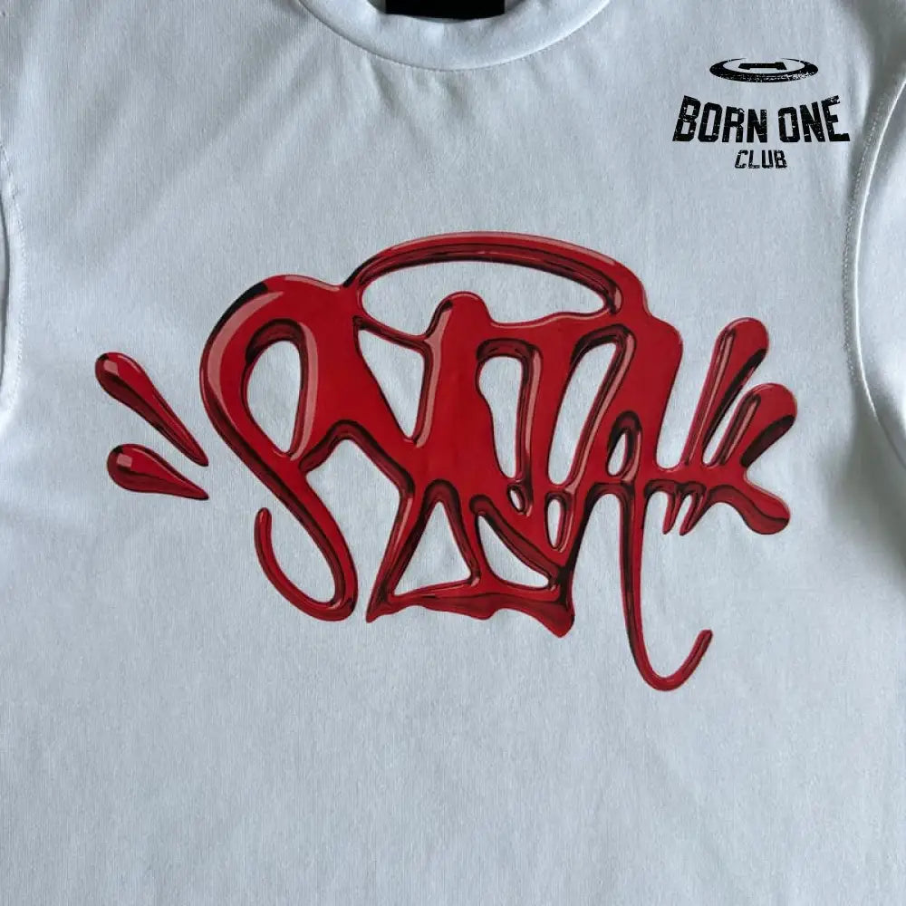 Camiseta Synaworld ’Syna Logo’ White/Red