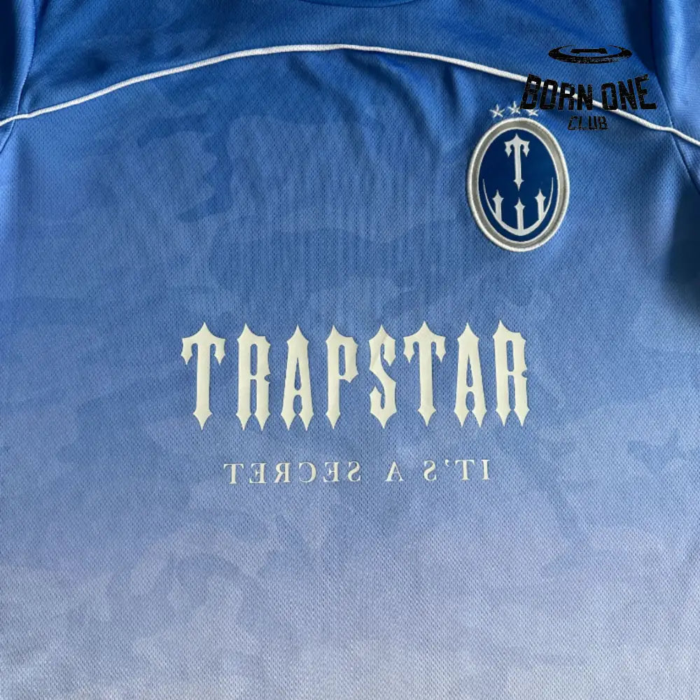 Camiseta Trapstar Football Blue Camo
