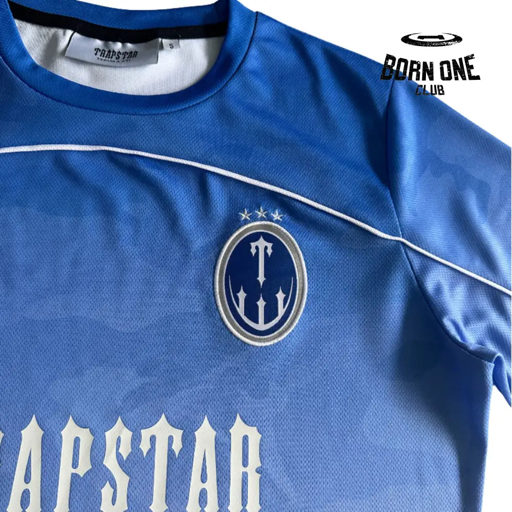 Camiseta Trapstar Football Blue Camo
