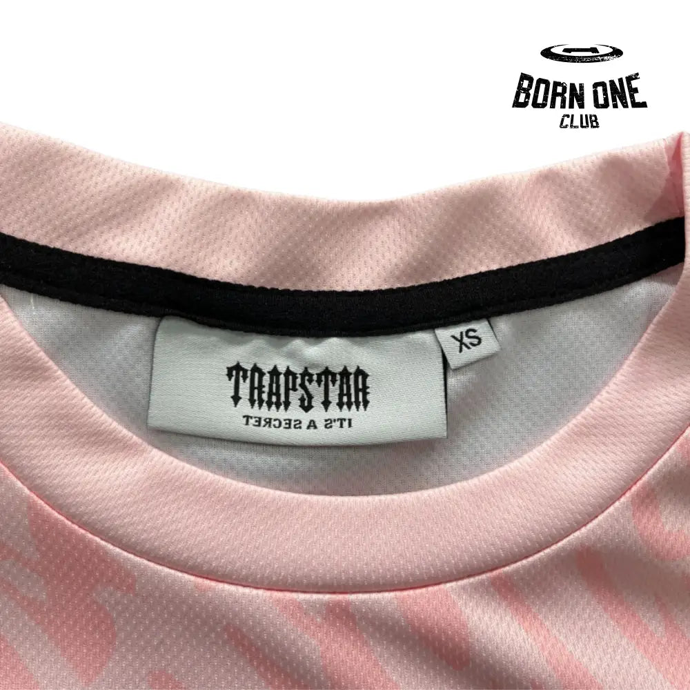 Camiseta Trapstar Football Dusty Pink