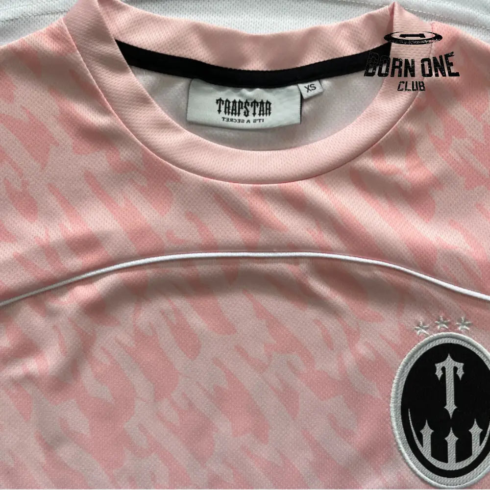 Camiseta Trapstar Football Dusty Pink