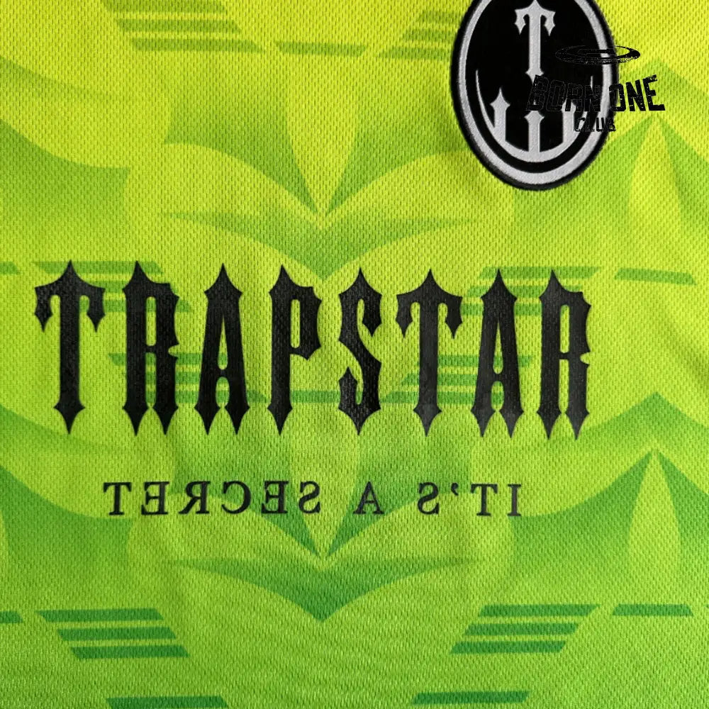 Camiseta Trapstar Football Green & Yellow & Black
