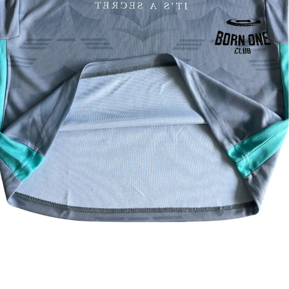 Camiseta Trapstar Football Grey & Sea Blue
