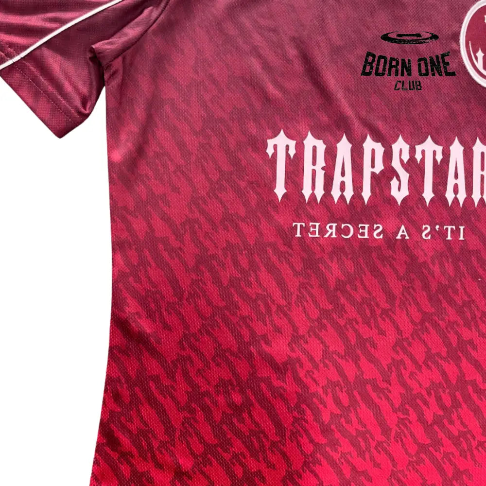 Camiseta Trapstar Football Jersey Infernal Red