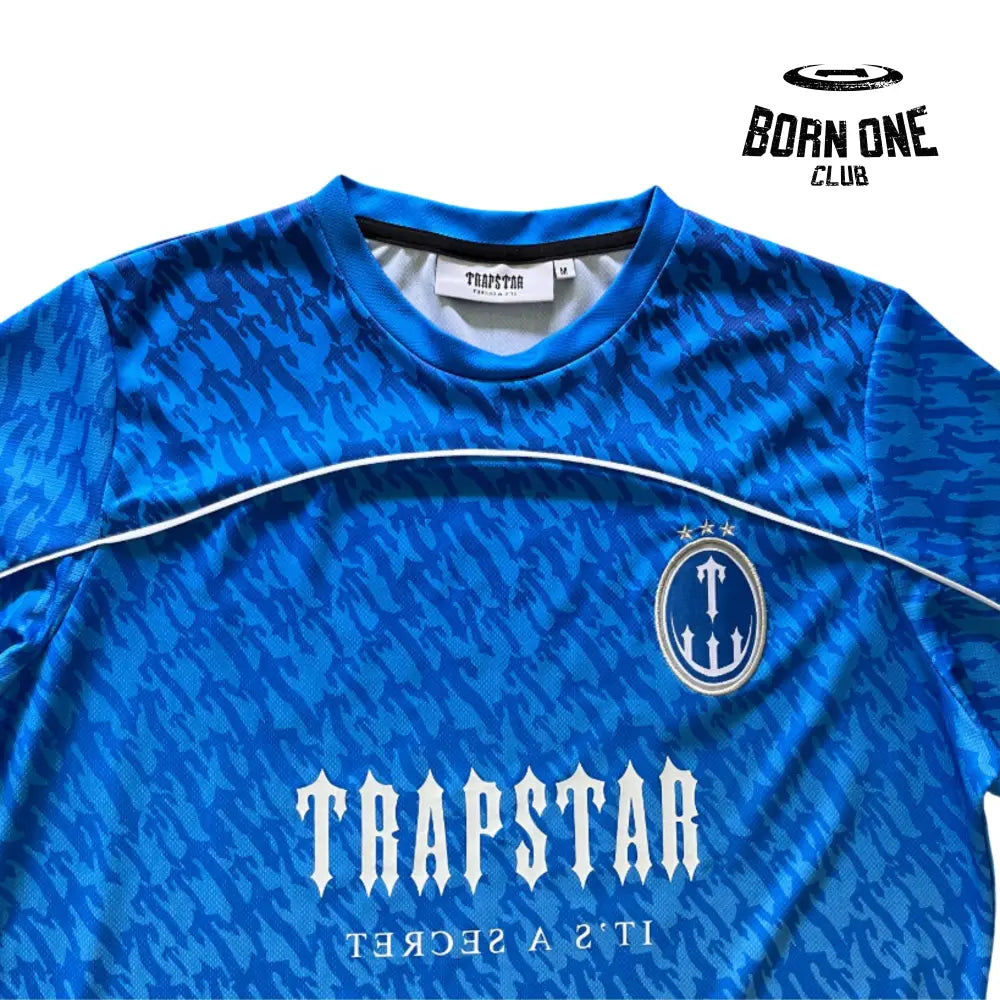 Camiseta Trapstar Football Jersey Sea Blue