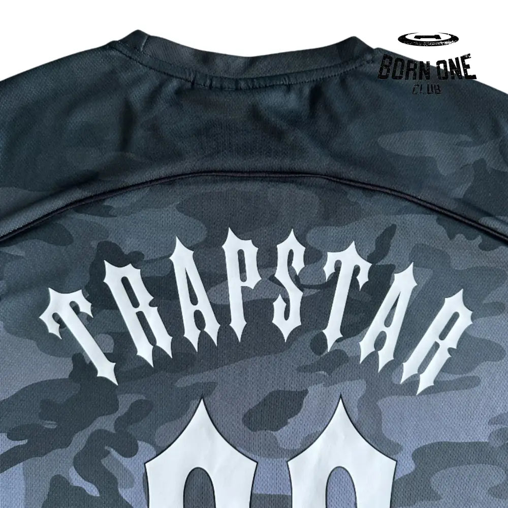 Camiseta Trapstar Irongate Football Jersey Black Camo