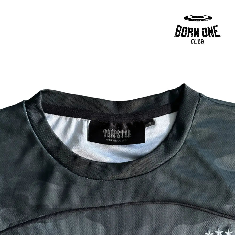 Camiseta Trapstar Irongate Football Jersey Black Camo