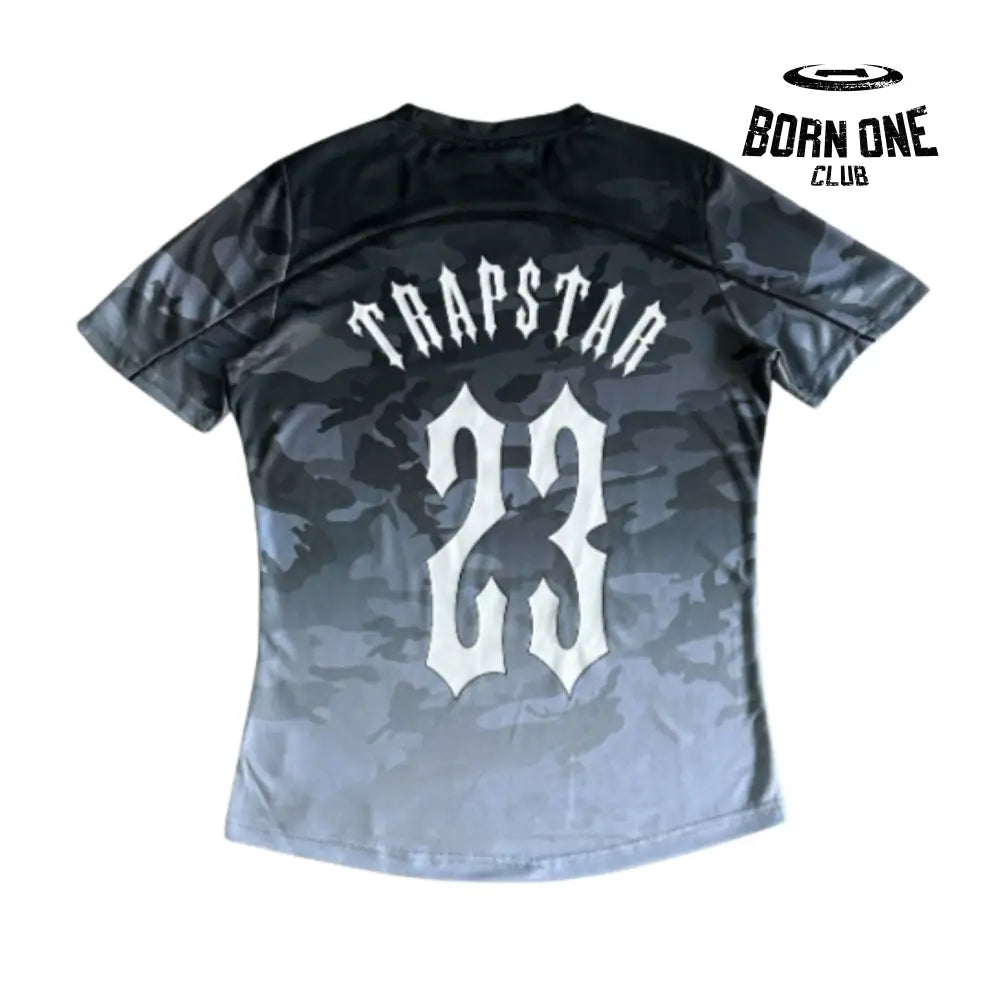 Camiseta Trapstar Irongate Football Jersey Black Camo