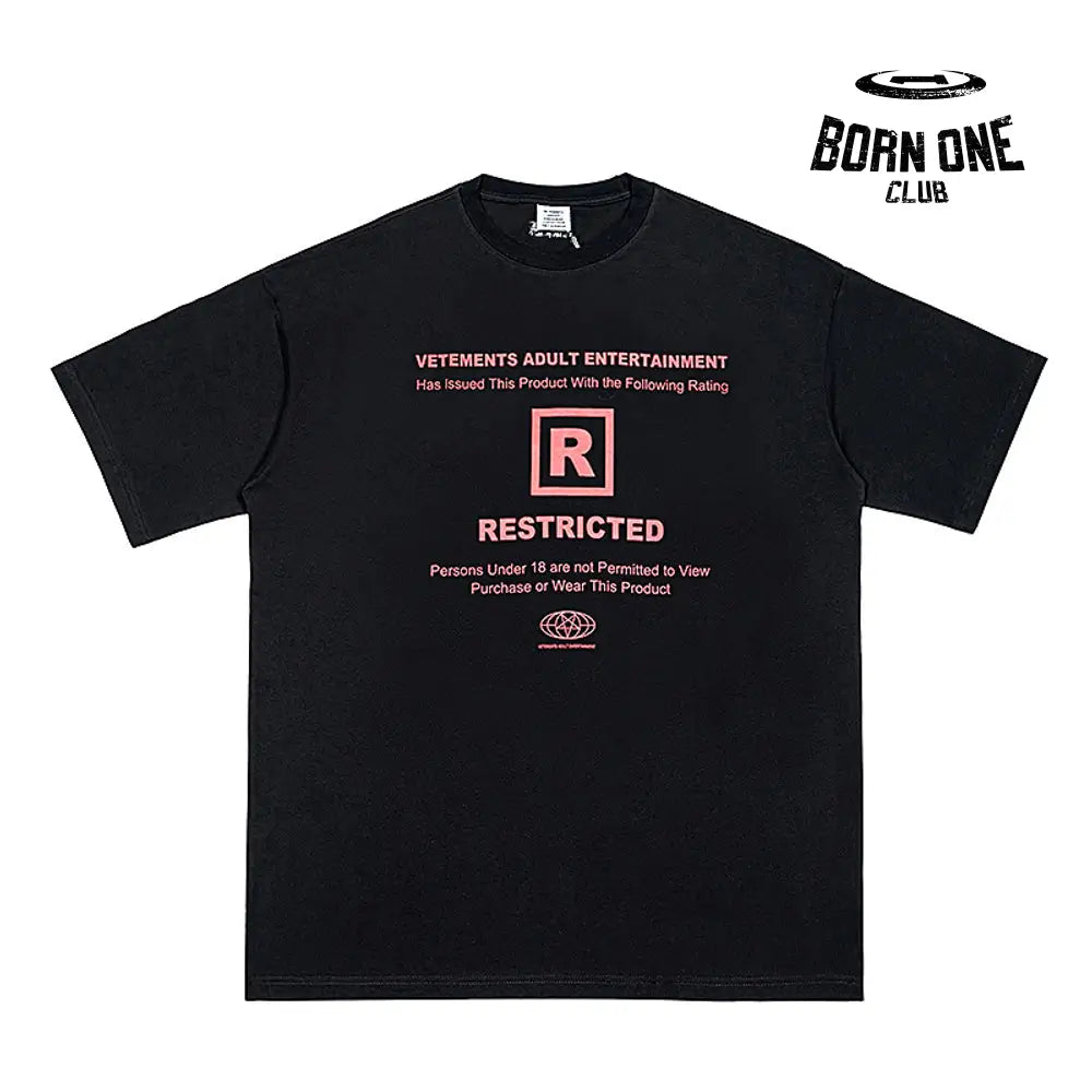 Camiseta Vetements ’Ad*lt Entertaintment’