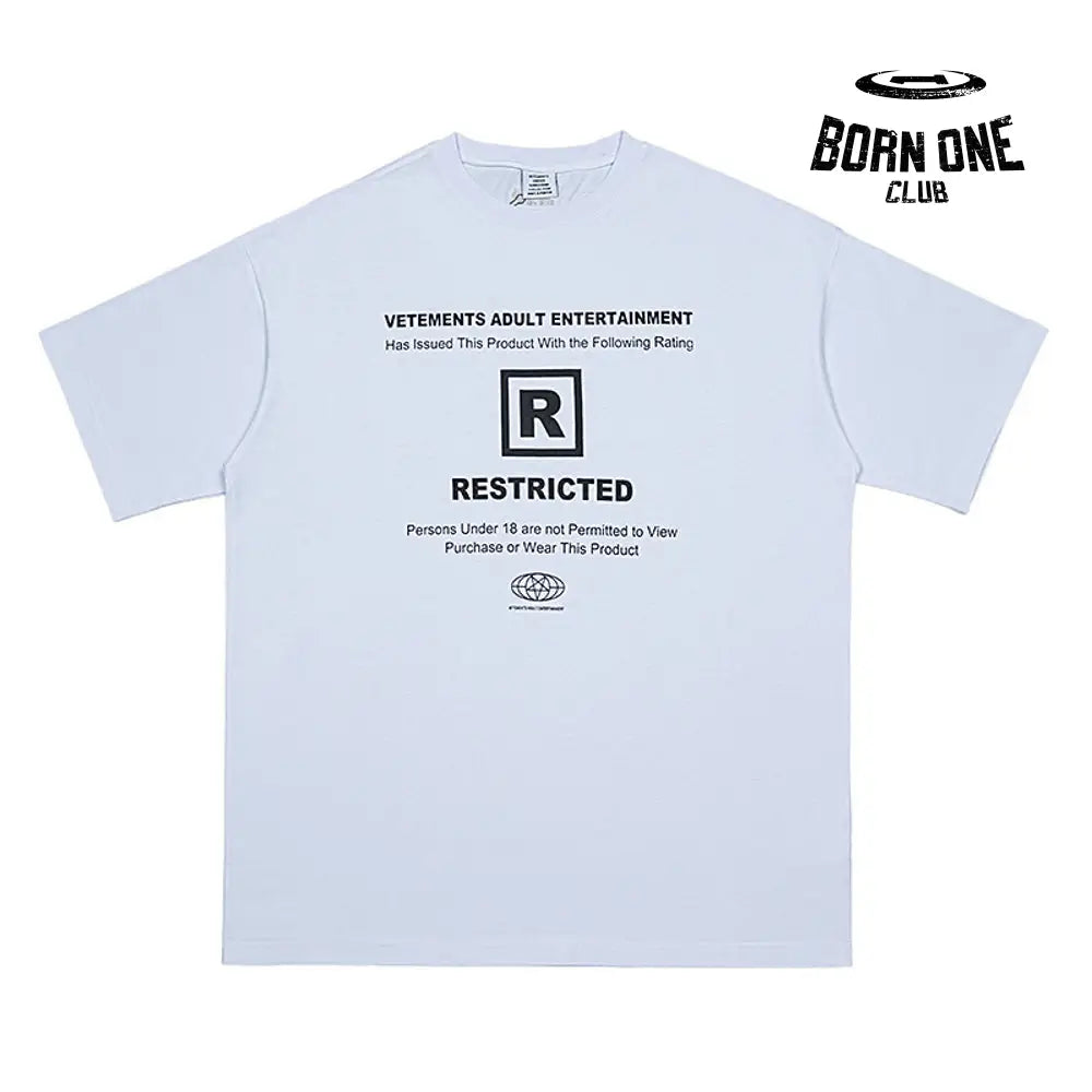 Camiseta Vetements ’Ad*lt Entertaintment’