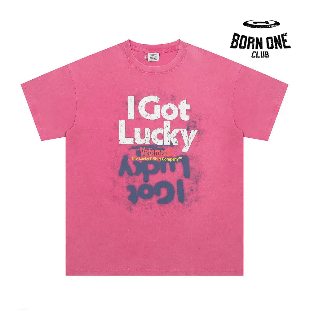 Camiseta Vetements ’I got lucky’