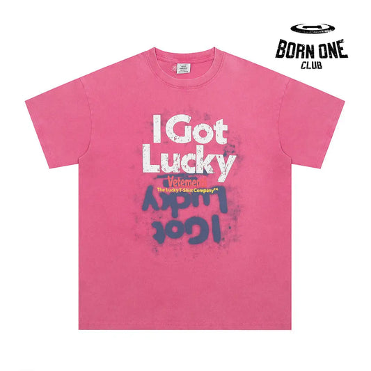 Camiseta Vetements ’I got lucky’