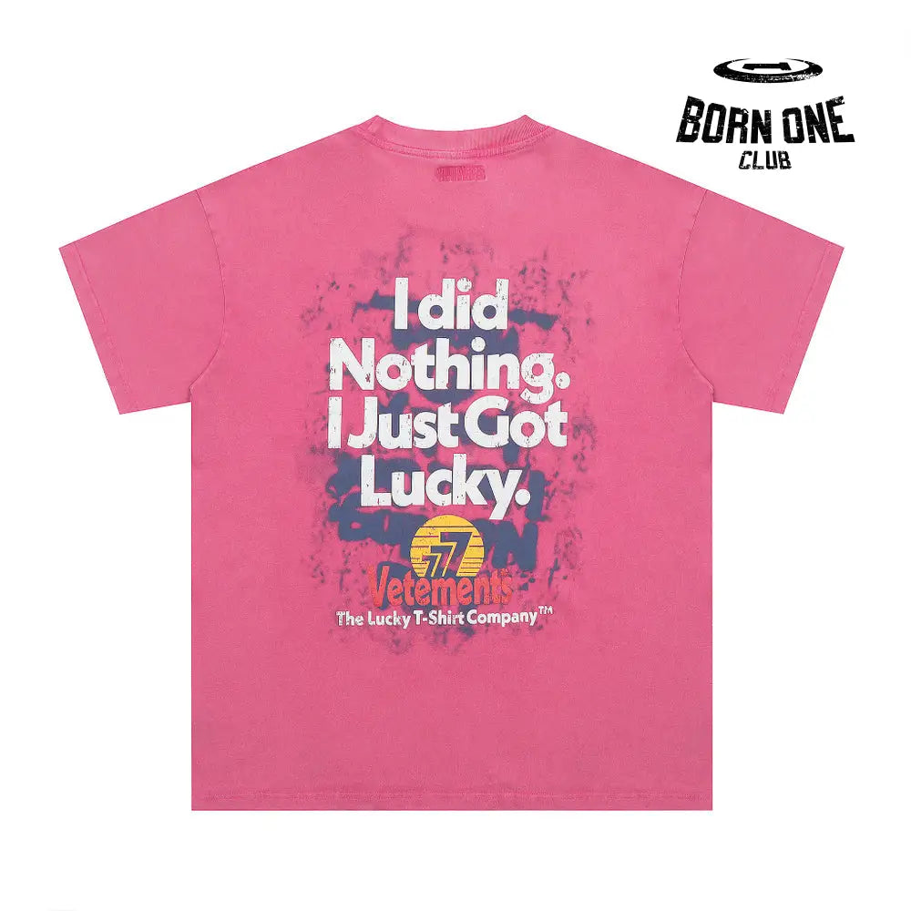Camiseta Vetements ’I got lucky’