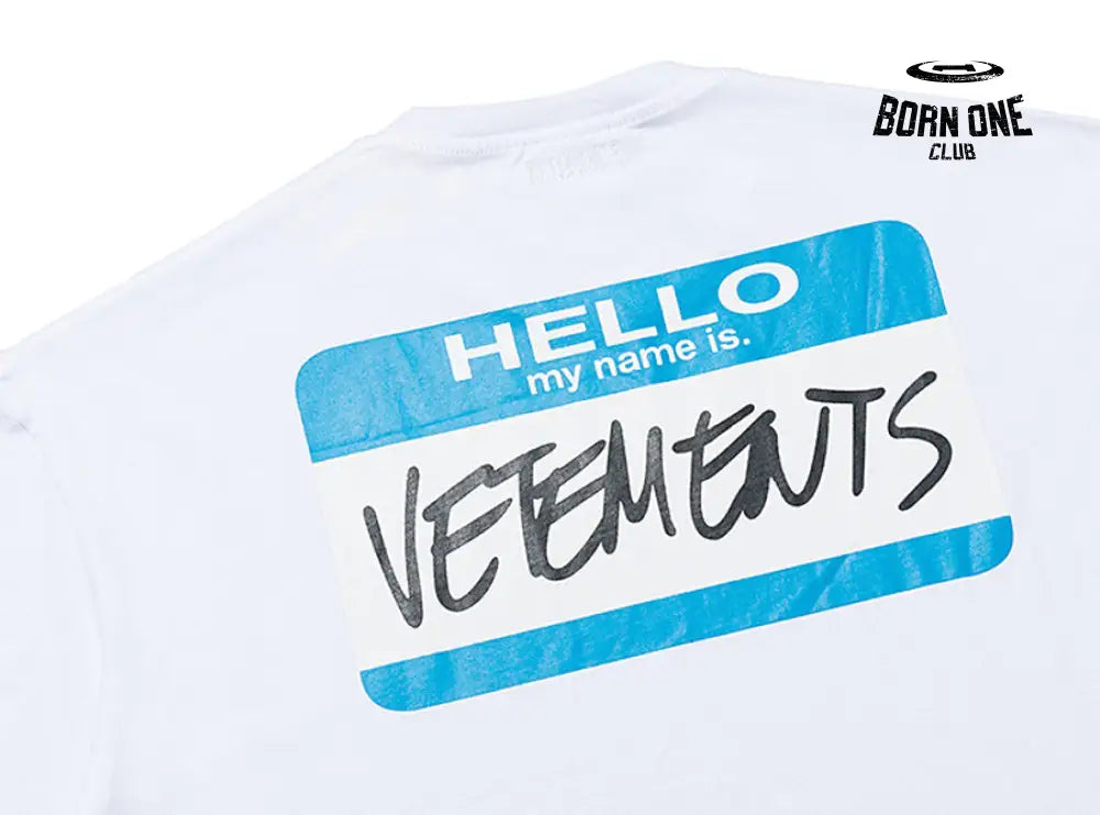 Camiseta Vetements ’My Name Is Vetements’
