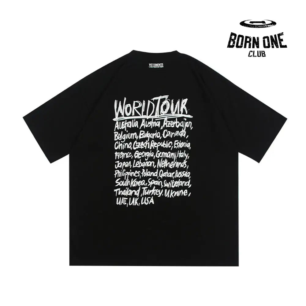 Camiseta Vetements ’World Tour’