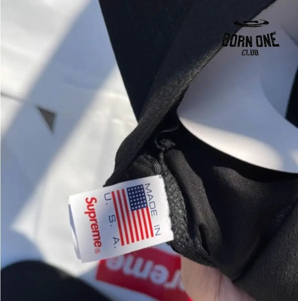 Cap Supreme Military Camp Black Boné