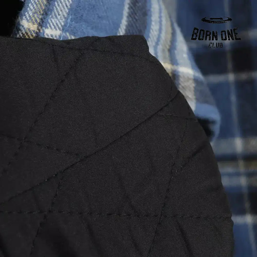 Chrome Heart Check Cotton Long Sleeve Shirt Blue Camiseta