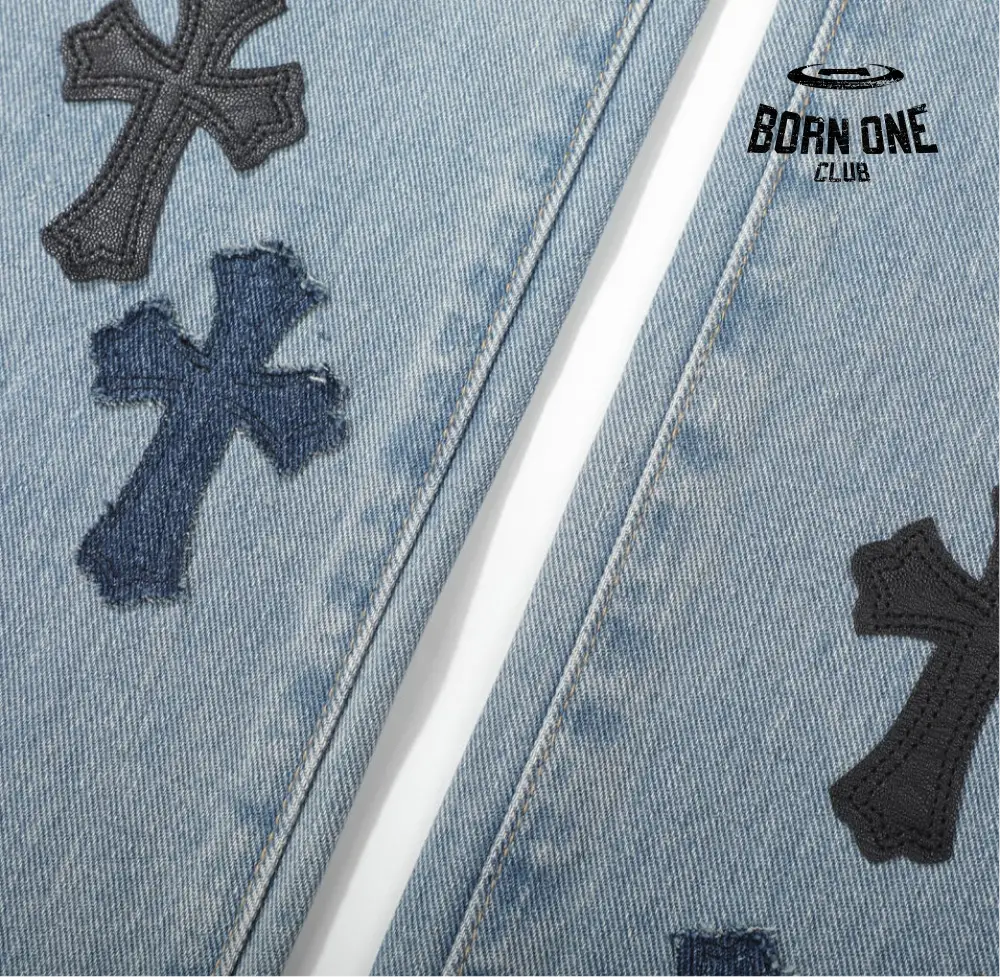 Chrome Hearts Calça Jeans